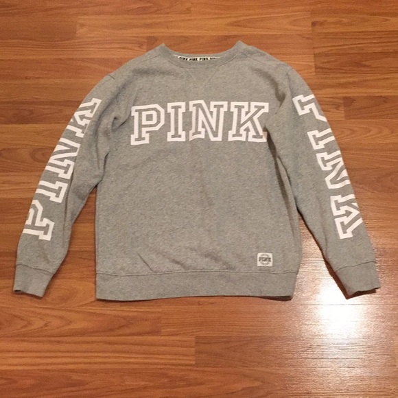 PINK Victoria's Secret Tops - Pink Victoria’s Secret Sweatshirt